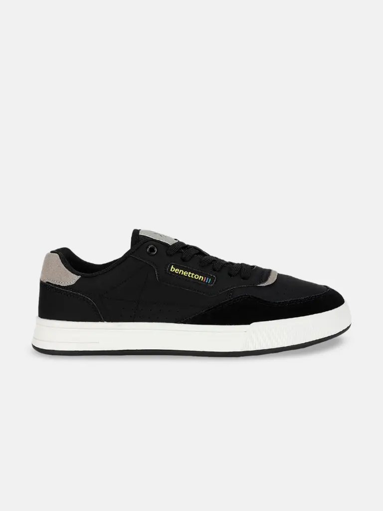 e1155ac6-bcda-4cb9-92e7-25d74f2919451699351828049UnitedColorsofBenettonMenBlackPUSneakers2.webp