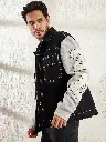 4948e9ca-4b26-4410-b220-adcb3b63c3111700742131599FUGAZEEMenBlackGreyWovenwithPatchworkJacket3.webp