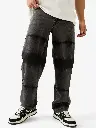 Men Black Relaxed Fit Heavy Fade Pure Cotton Stretchable Jeans