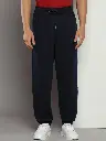 Men Mickey Mouse Embossed Joggers