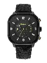Men Black Dial Leather Straps Analogue Watch 1856NL02
