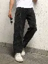 Men Relaxed Fit Mid Rise Hevay Distressed Cotton Jeans