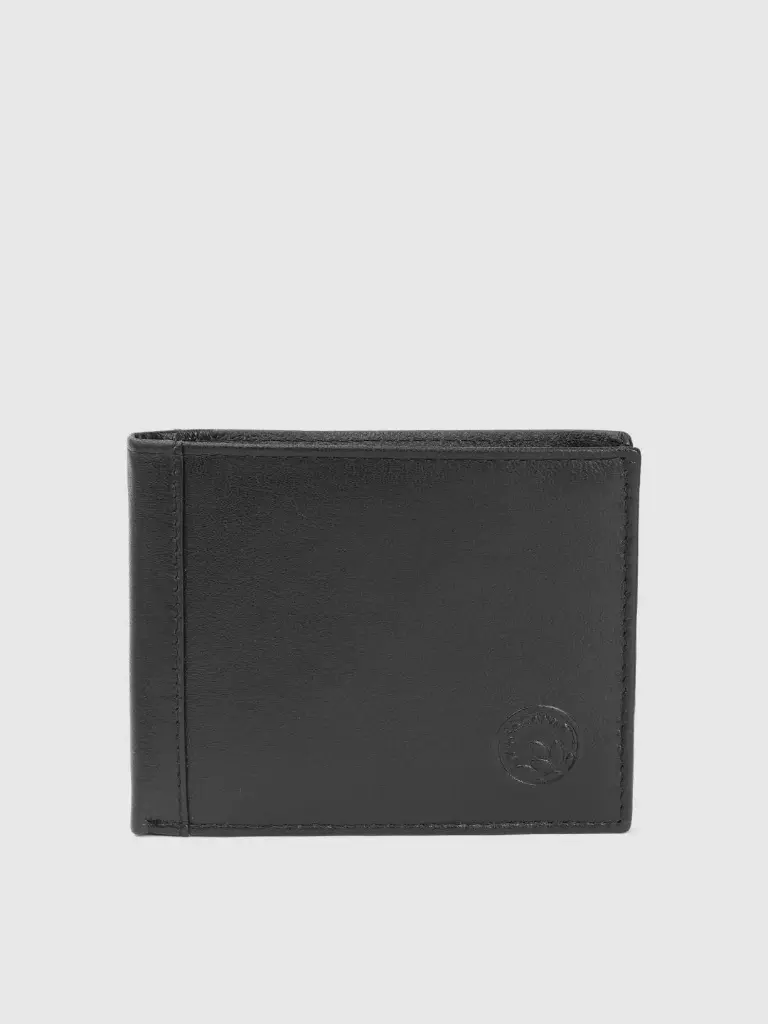 Men Leather Two Fold Wallet
