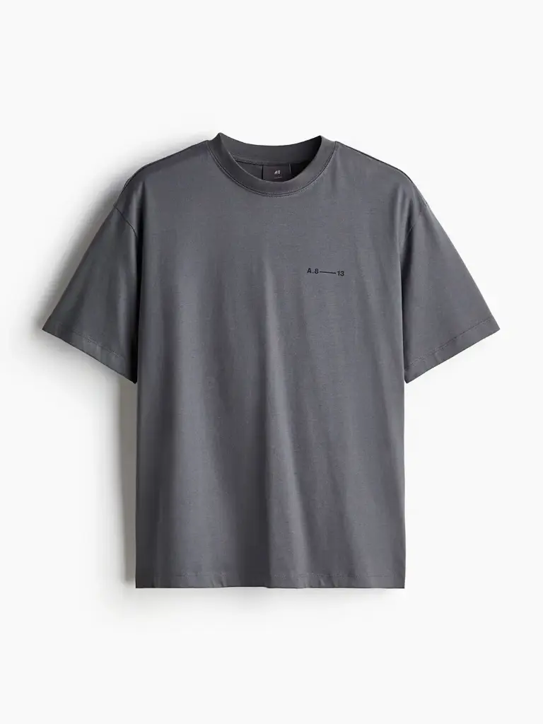 Loose Fit Printed Pure Cotton T-shirt