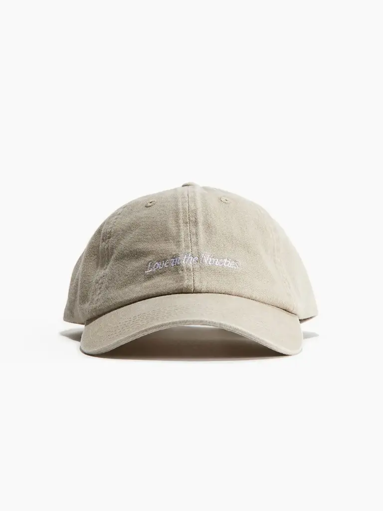 Embroidered-Motif Cotton Cap