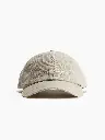 Embroidered-Motif Cotton Cap