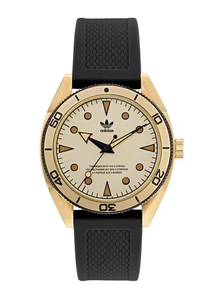 Men Printed Dial & Textured Straps Analogue Watch AOFH22002