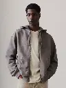 Loose Fit Zip-Through Hoodie