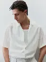 Regular Fit Textured-Weave Resort Shirt