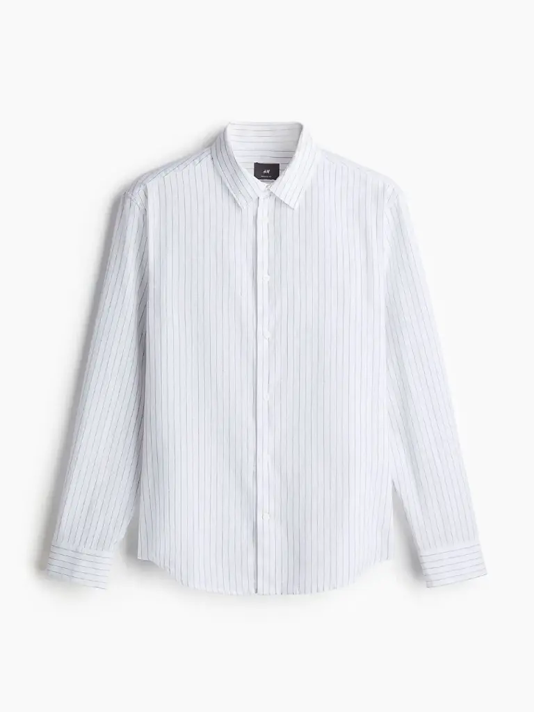Men Striped Long Sleeve Shirt