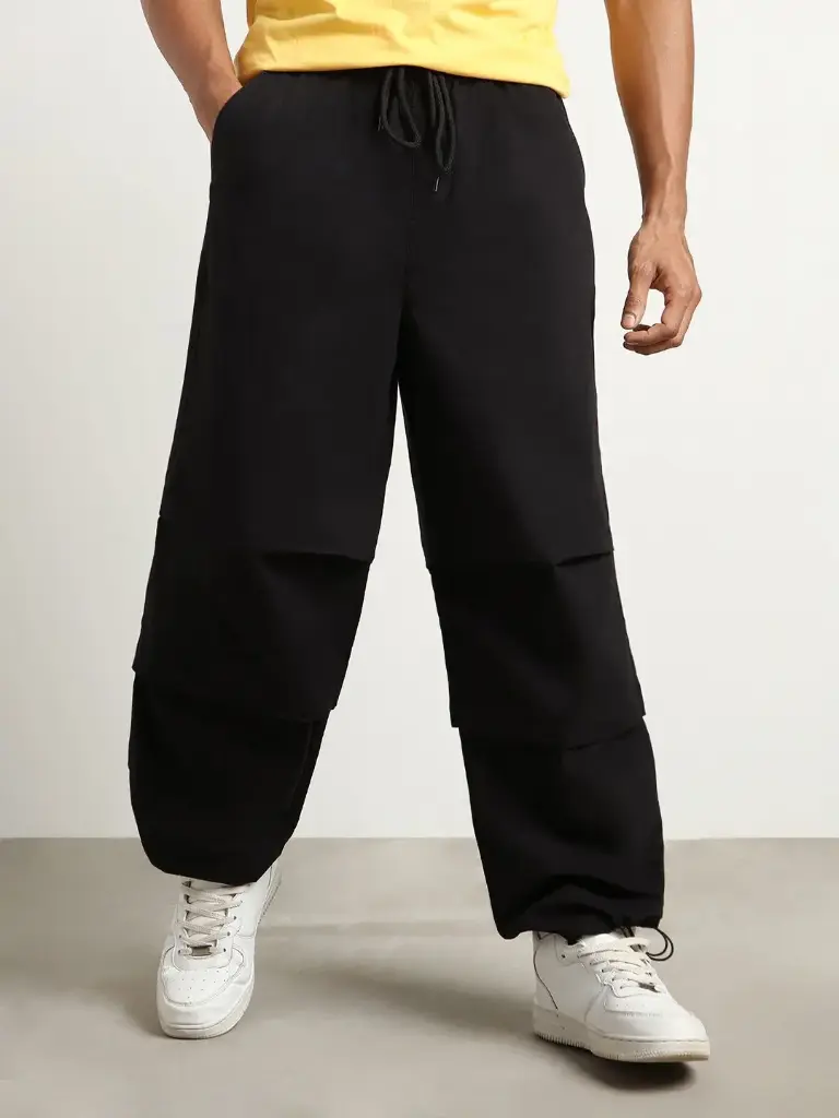 Men Oversized Loose Fit Parachute Pants