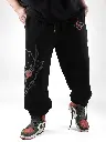 Men Berserk Cursed Anime Printed Cotton Baggy Fit Jogger Track Pants