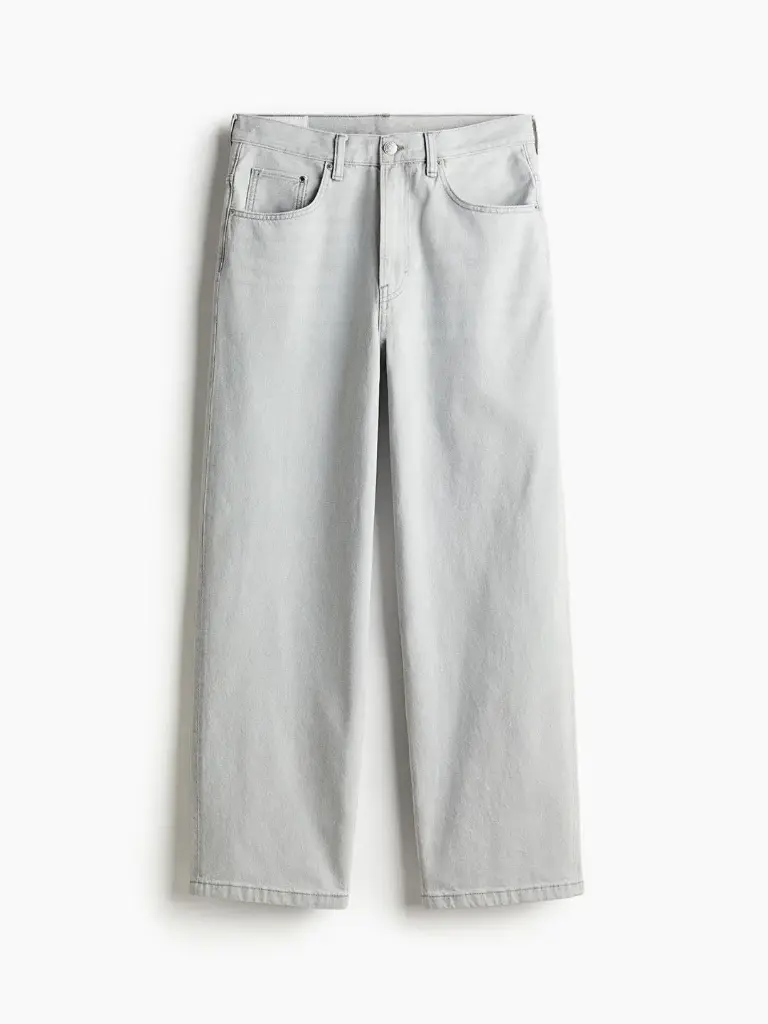 Men Pure Cotton Baggy Jeans