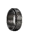 Men Oxidised Silver Plated Stainless Steel Finger Ring