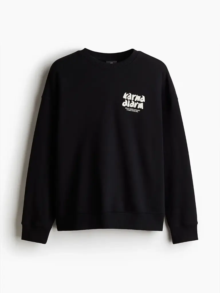 Men Oversized Fit Printed Sweatshirts