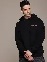 Brand Logo Printed Hooded Sweatshirt