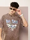 Men Graphic Printed Oversized T-shirt
