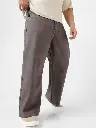 Men Loose Fit Washed Non-Stretchable Jeans