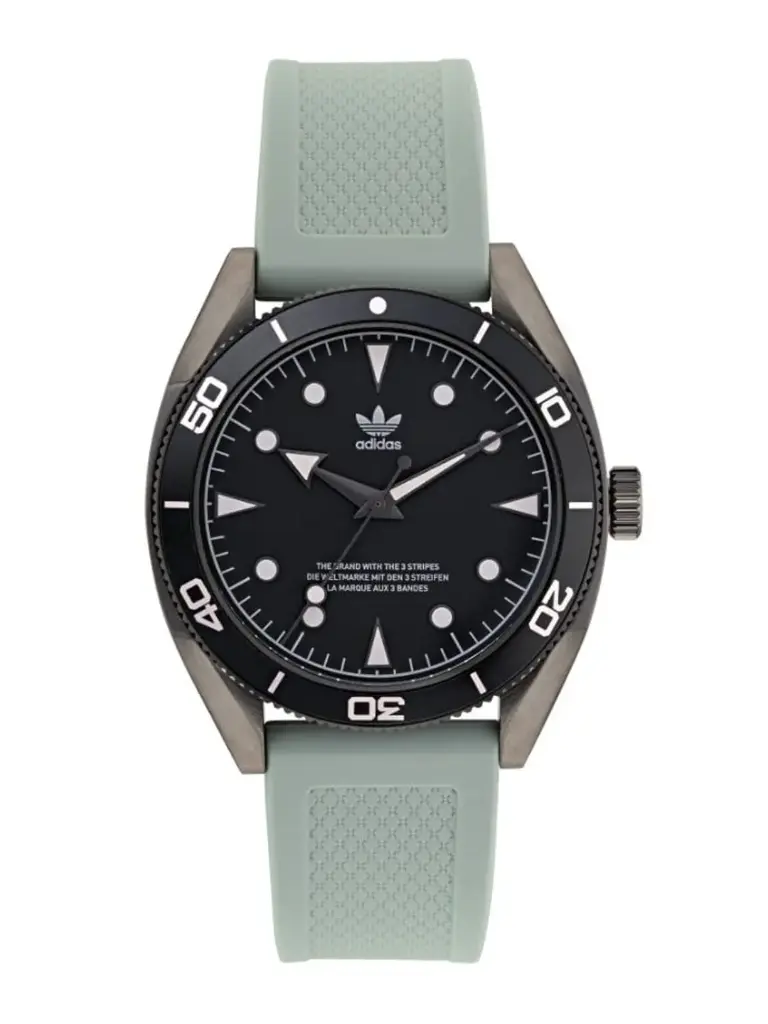 Men Patterned Dial & Textured Straps Analogue Watch AOFH22001