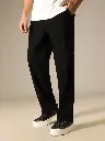 Men Solid Cotton Relaxed Corduroy Trousers