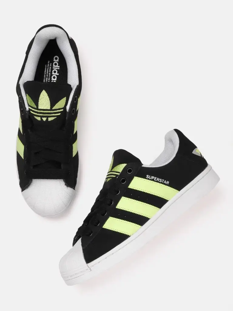 Men 3-Striped Suede Superstar Sneakers