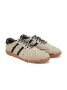 The Lifestyle Co. Men Grey Round Toe Lightweight Sneakers