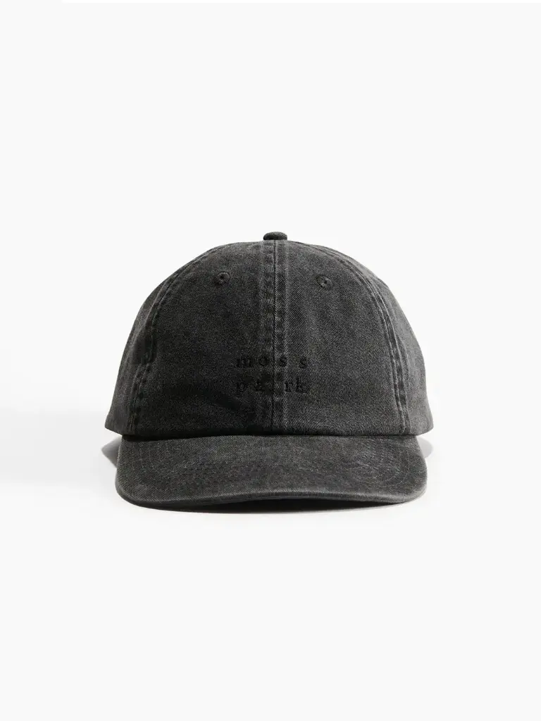 Embroidered-Motif Cotton Cap