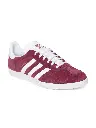 Men Maroon Solid Gazelle Casual Shoes