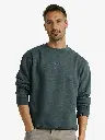 Men Solid Round Neck Sweatshirt