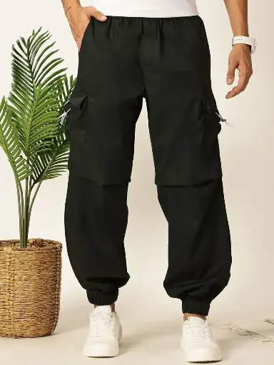 Men Comfort Easy Wash Regular Fit Trousers