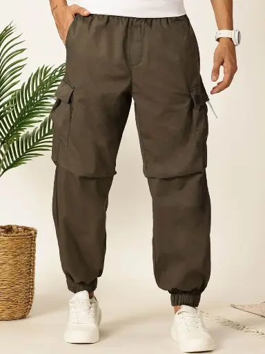 Men Comfort Easy Wash Joggers Trousers