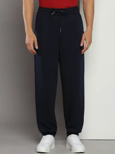 Men Mickey Mouse Embossed Joggers