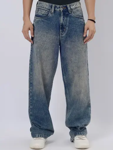 Men Relaxed Fit Heavy Fade Jeans