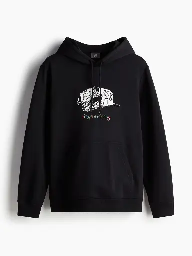 Men Printed Hoodie