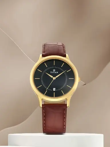 Men Black Analogue Watch