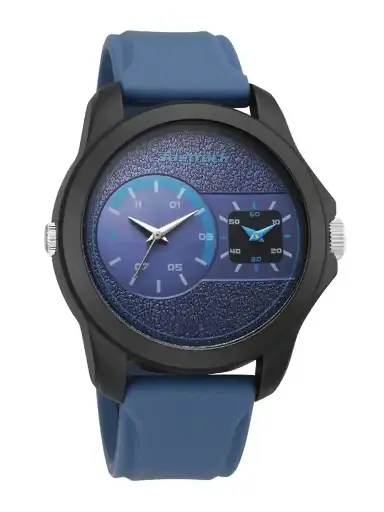 Men Textured Dial & Straps Analogue Watch NP38042PP05