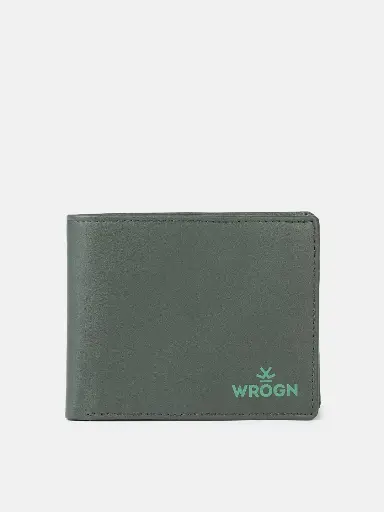 Men Leather Two Fold Wallet