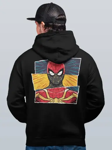 Men Printed Hooded Sweatshirt