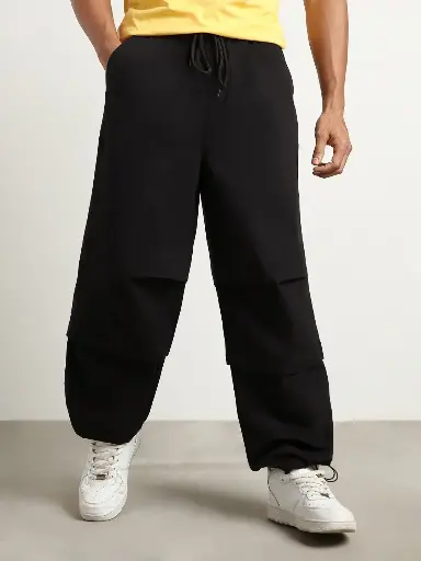 Men Oversized Loose Fit Parachute Pants