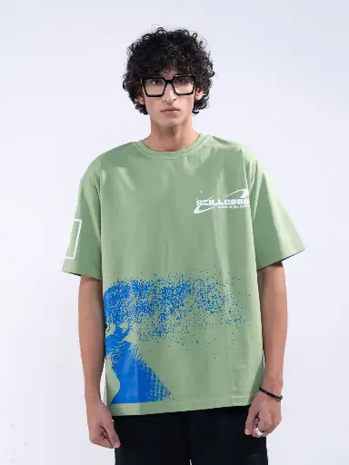 Men Printed Relaxed Fit Pure Cotton T-shirt