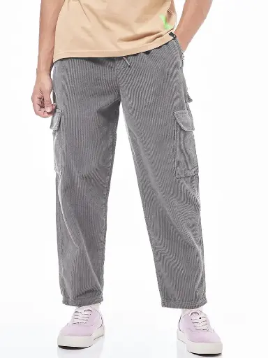 Men Oversized Cargo Carpenter Pants