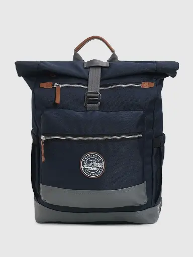 Men Brand Logo Backpack