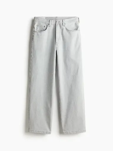 Men Pure Cotton Baggy Jeans