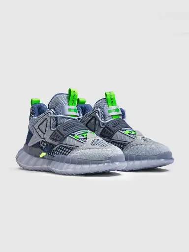 Men Gladiator Textured High-Top Sneakers