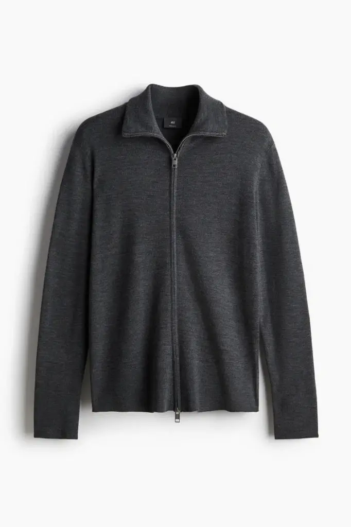 Zip cardigan