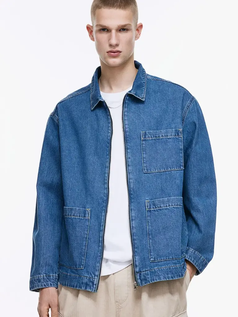 Regular Fit Denim Overshirt