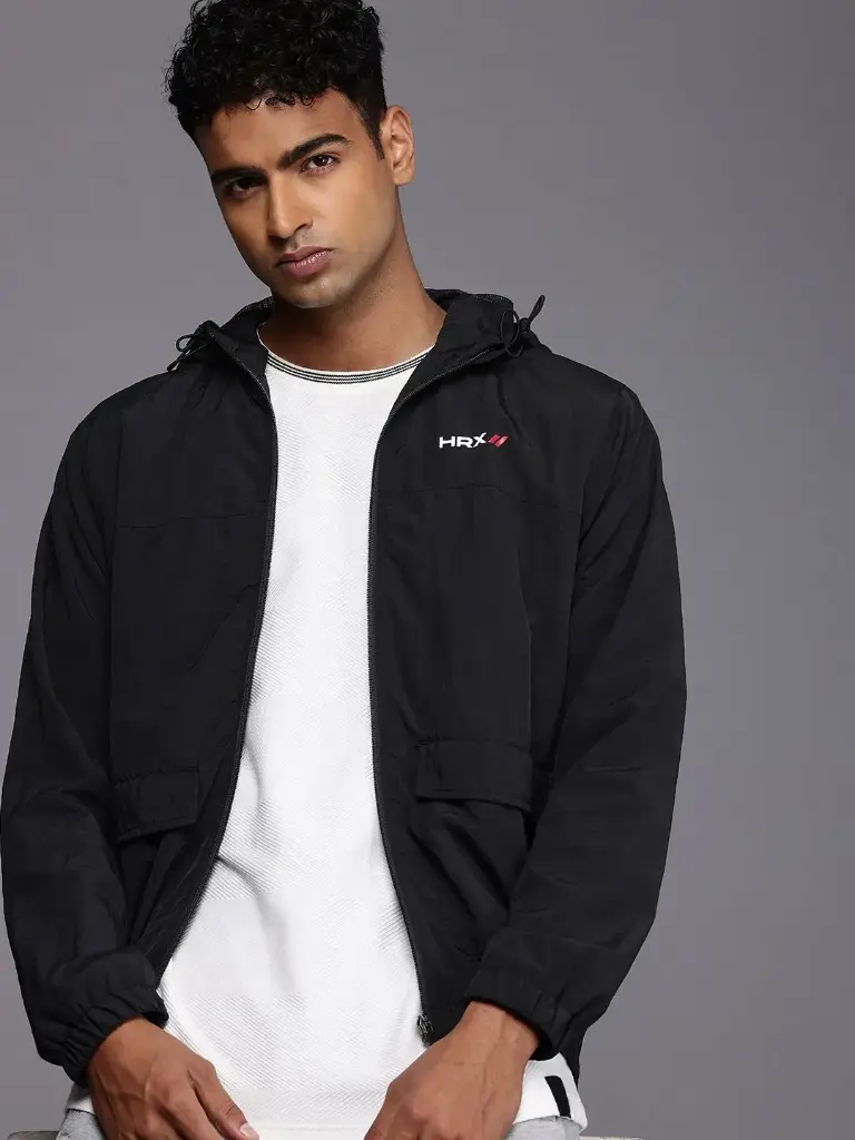 Hooded Biker Jacket