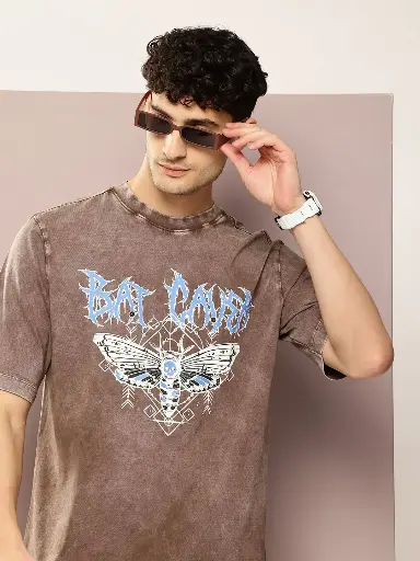 Men Graphic Printed Oversized T-shirt