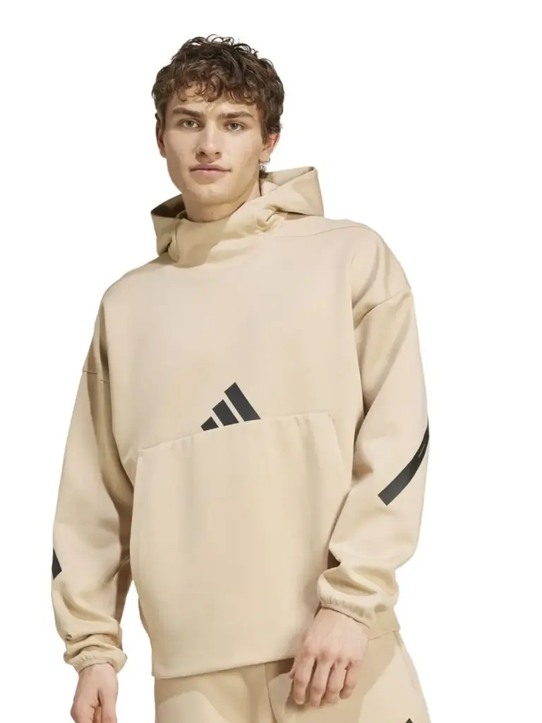 Brand Logo Printed Long Sleeve Hooded Sweatshirts