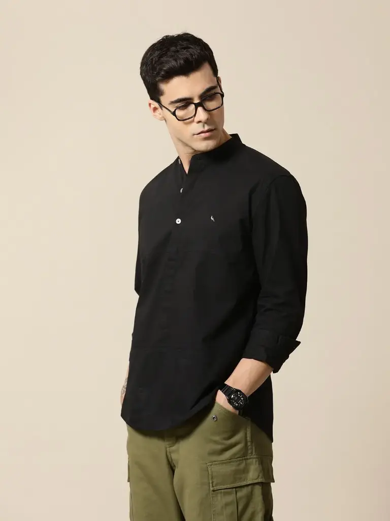 Men Premium Solid Casual Shirt
